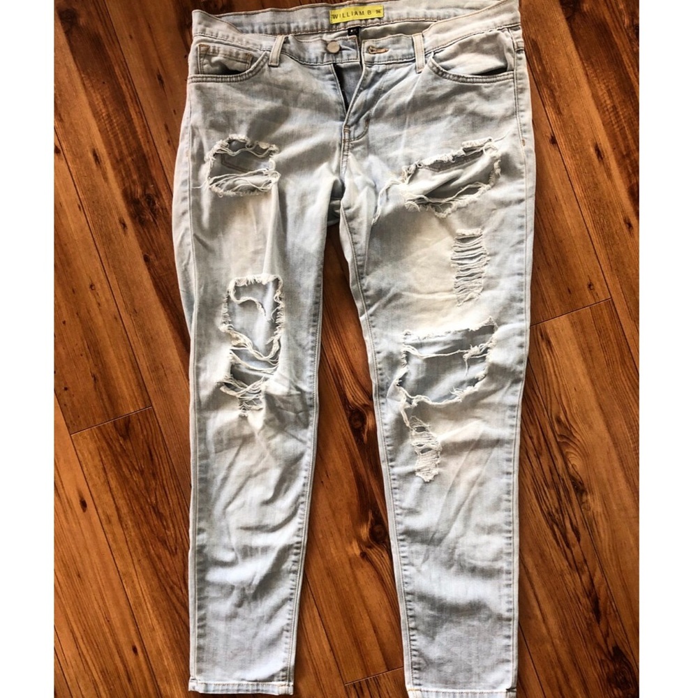 William B boyfriend jeans - light wash 26 women’s